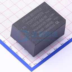宽压输入85～265VAC，100～370VDC,47～400Hz，输出电压精度高，低纹波噪声，满载效率范围76%～83%的AC-DC电源模块 【电源】缩略图