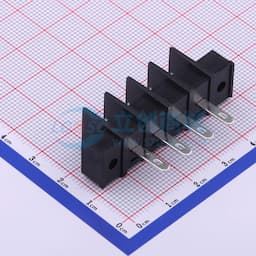 7.62mm 1x4P 每排P数:4 排数:1 直针 中脚 【栅栏】缩略图
