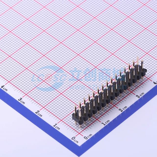 2x15P 间距:2.54mm 方针 【排针】实物图
