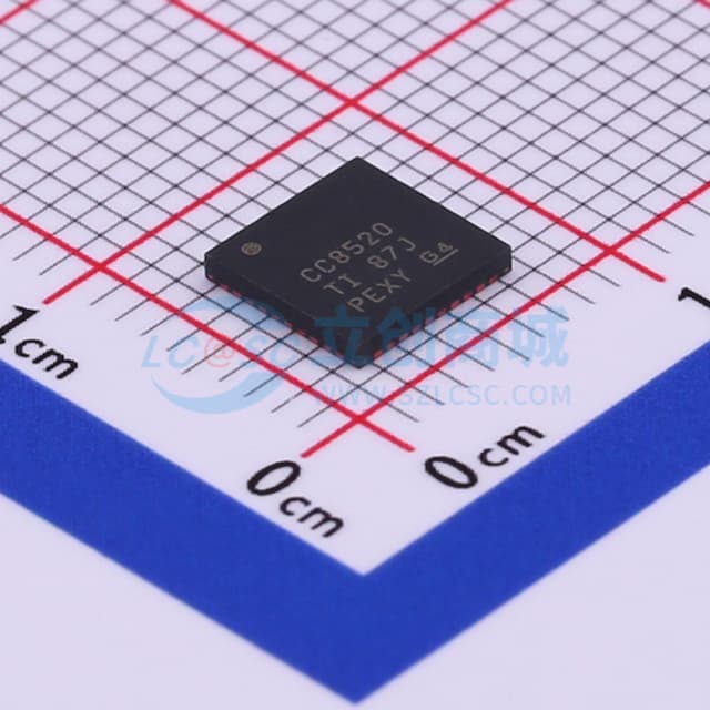用于无线数字音频流传输的2.4GHz射频系统级芯片（RF SoC）实物图
