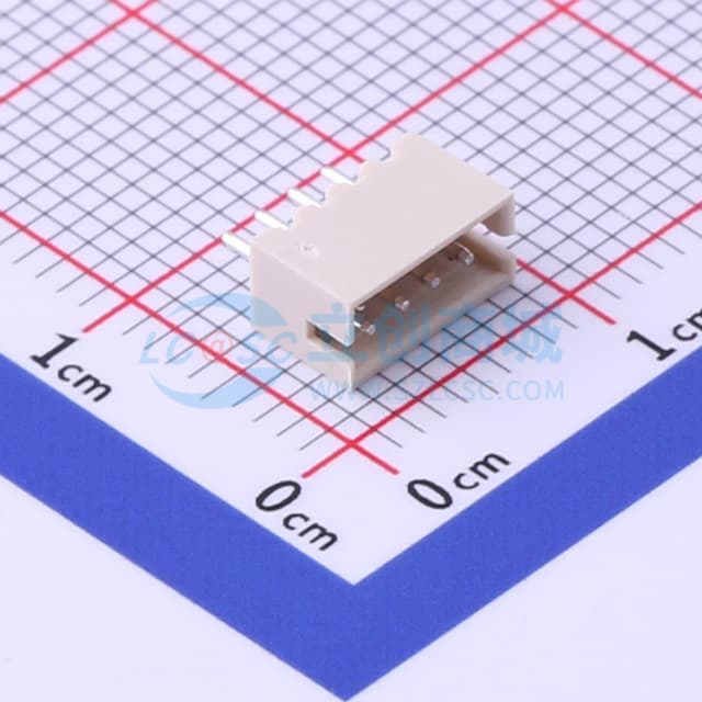 1x4P 间距:1.5mm 直插 系列:ZH 【插件】实物图