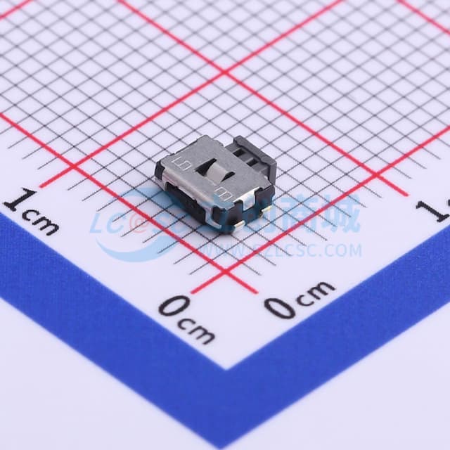 4.7*4.5*1.65mm 卧贴 轻触开关实物图