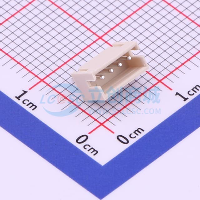 1x4P 间距:1.5mm 直插 系列:ZH 【插件】实物图