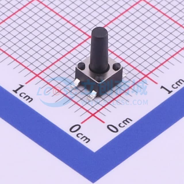 4.5*4.5*9mm 立贴 轻触开关实物图