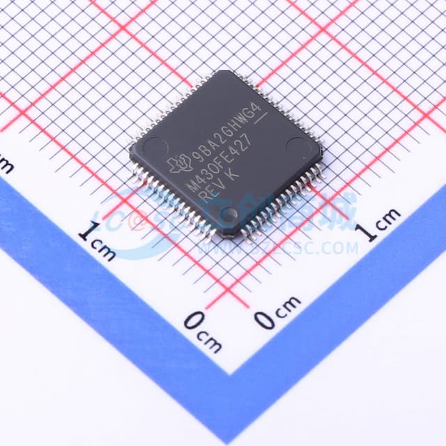具有 3 个 16 位 Σ-Δ ADC、128 段 LCD、32KB 闪存和 1KB RAM 的 8MHz 计量 MCU实物图