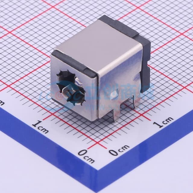 不带开关 DC电源插座 内径:2.5mm 外径:6mm【AC】实物图