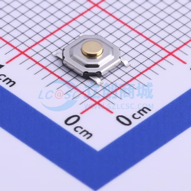 5.1*5.1*1.6mm 立贴 轻触开关实物图