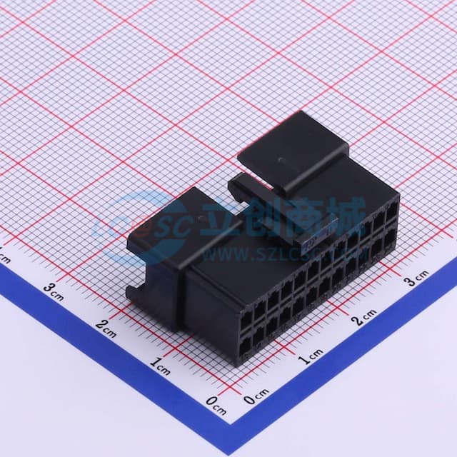 黑色 2x12P 2.5mm实物图