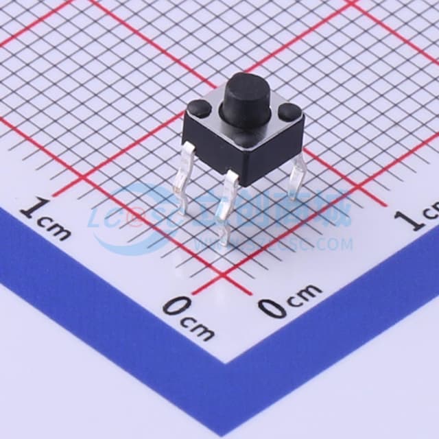4.5*4.5*4.5mm 直插 轻触开关 【轻触】实物图