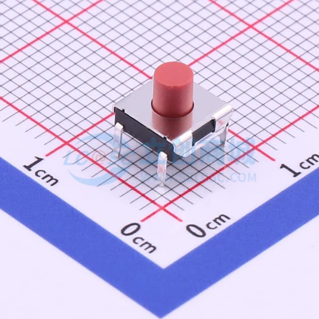 6.2*6.2*5mm 直插 轻触开关 【轻触】实物图