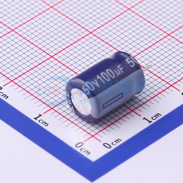 100uF ±20% 50V实物图
