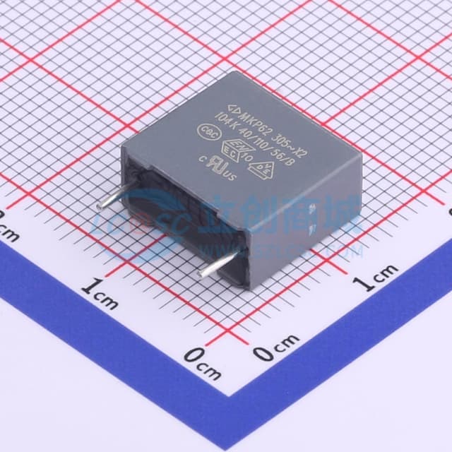 100nF ±10% 305V 等级:X2 【插件】实物图