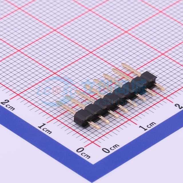 1x8P 间距:2.54mm 方针 【排针】实物图