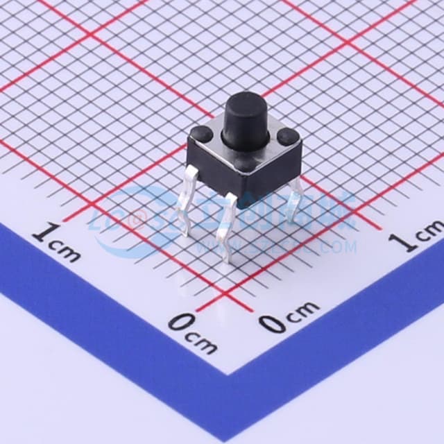 4.5*4.5*5mm 直插 轻触开关 【轻触】实物图