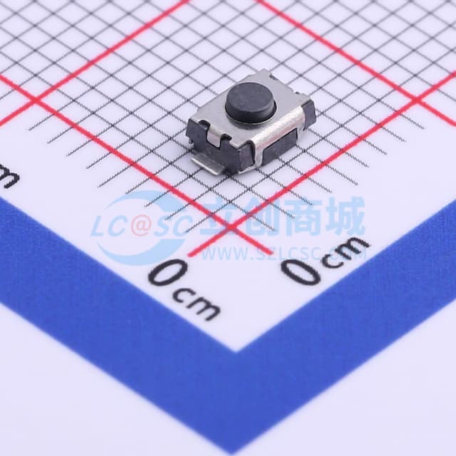 4*3*2mm 立贴 轻触开关实物图
