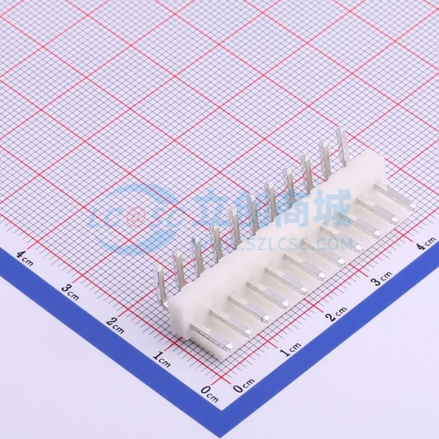 1x11P 间距:3.96mm 弯插 系列:VH 【插件】实物图