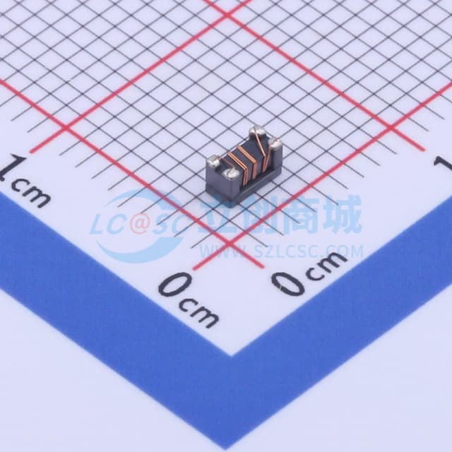 两路 贴片共模滤波器 阻抗90Ω@100MHz实物图