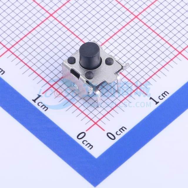 7.3*7.1*6.5mm 卧贴 轻触开关实物图