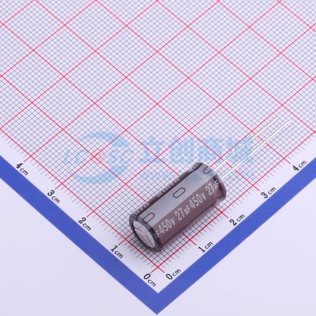 27uF ±20% 450V 【插件】实物图