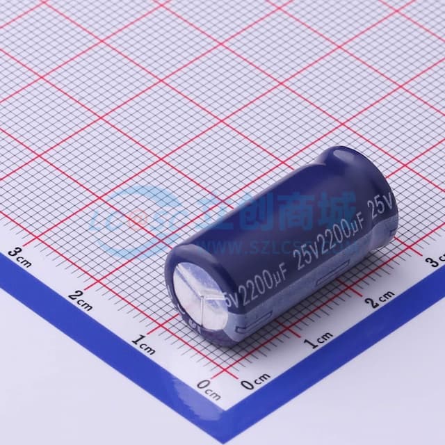 2200uF ±20% 25V实物图