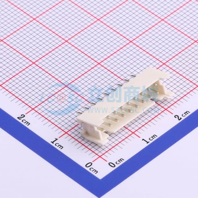 白色 2x9P 间距:2mm 直插【插件】实物图