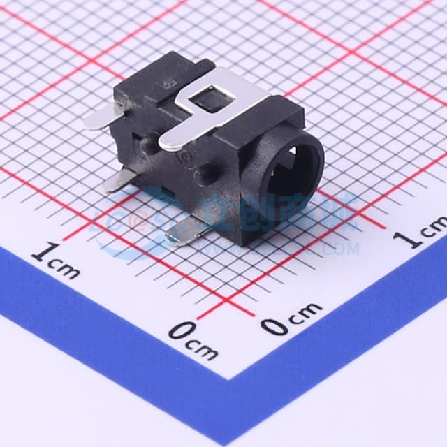 DC电源插座 内径:1.3mm 【插件】实物图