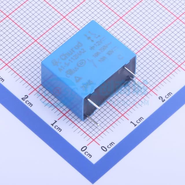 触点形式:SPST,线圈电压12V, 负载电流10A 【插件】实物图