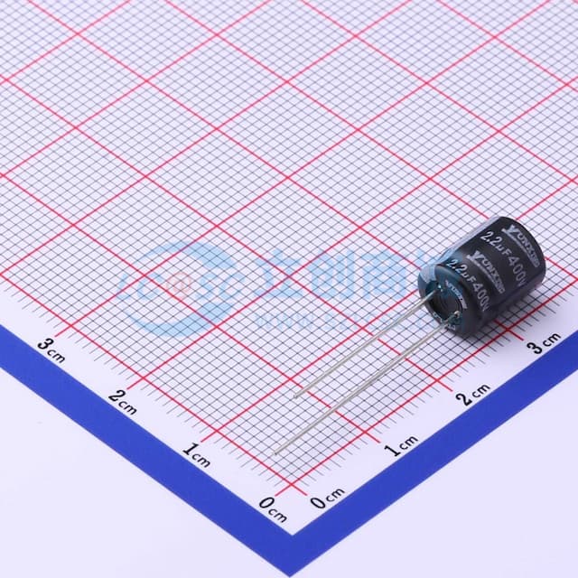 2.2uF ±20% 400V 【插件】实物图
