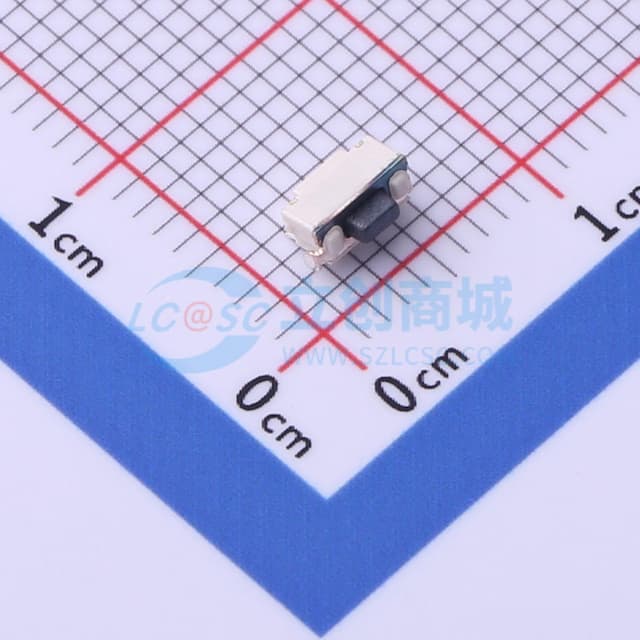 4.7*1.85*3.2mm 卧贴 轻触开关实物图