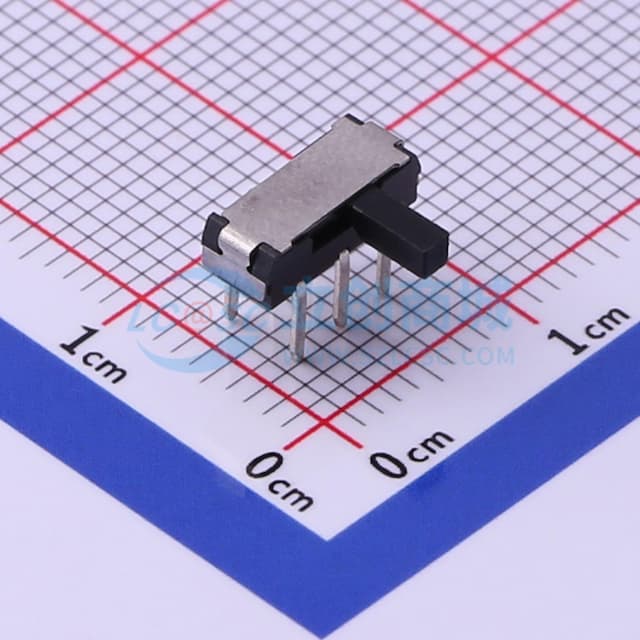 拨动开关9.1*3.5*3.5mm 【插件】实物图
