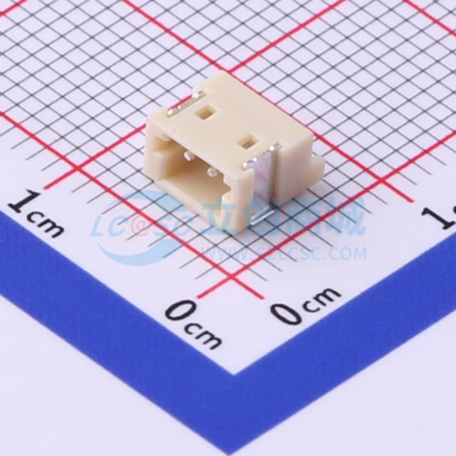 1x2P 间距:1.5mm 卧贴实物图