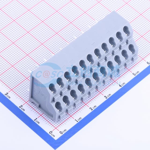 2x11P 5mm 每排P数:11 排数:2 【弹簧】实物图