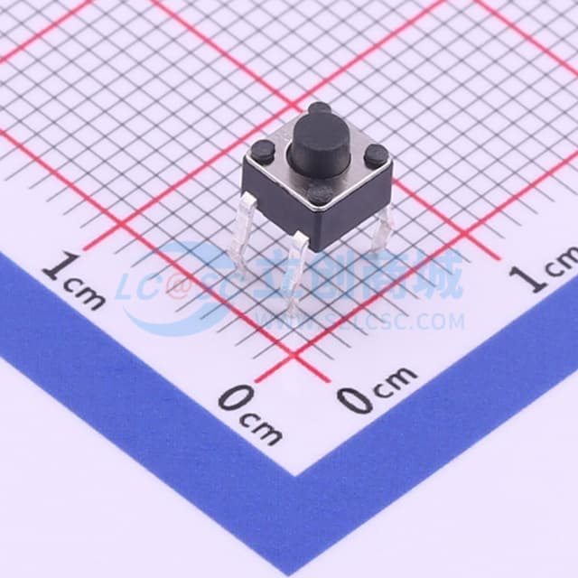 4.5*4.5*4.3mm 直插 轻触开关 【轻触】实物图
