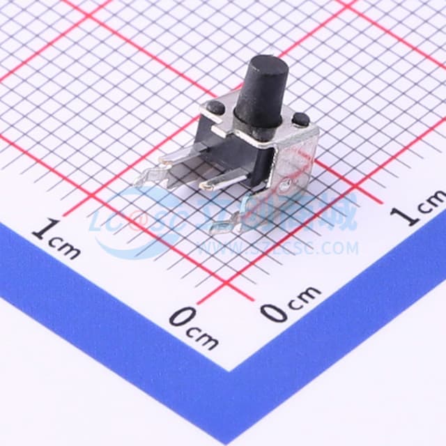 4.5*4.5*6mm 卧插 轻触开关 【轻触】实物图