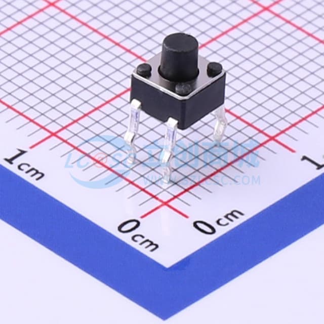 4.5*4.5*5mm 直插 轻触开关 【轻触】实物图