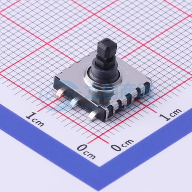 10*10*9 弯型六脚 凹型柄 梅花H5.0 贴片 250gf实物图