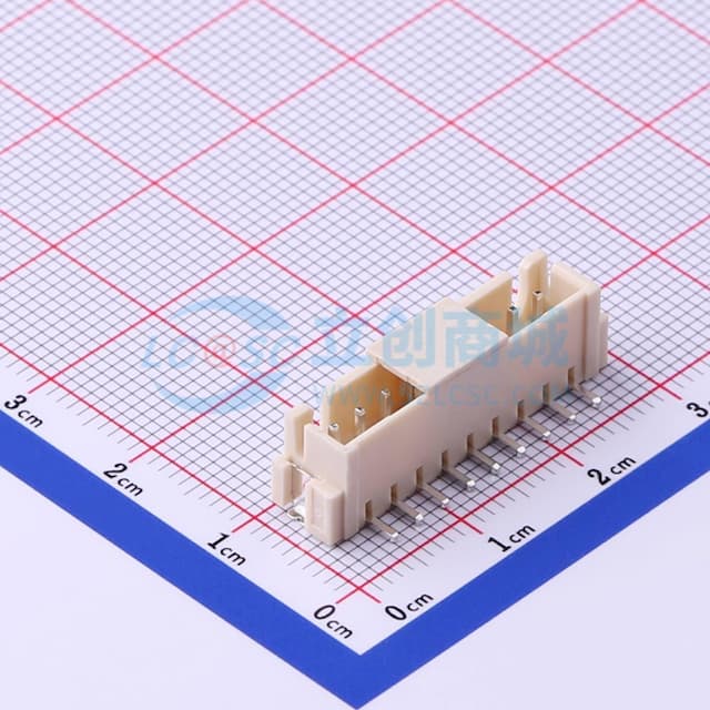 1x9P 间距:2.5mm 立贴实物图