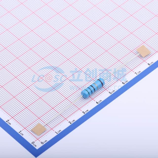 金属膜电阻 56Ω ±1% 2W 【插件】实物图
