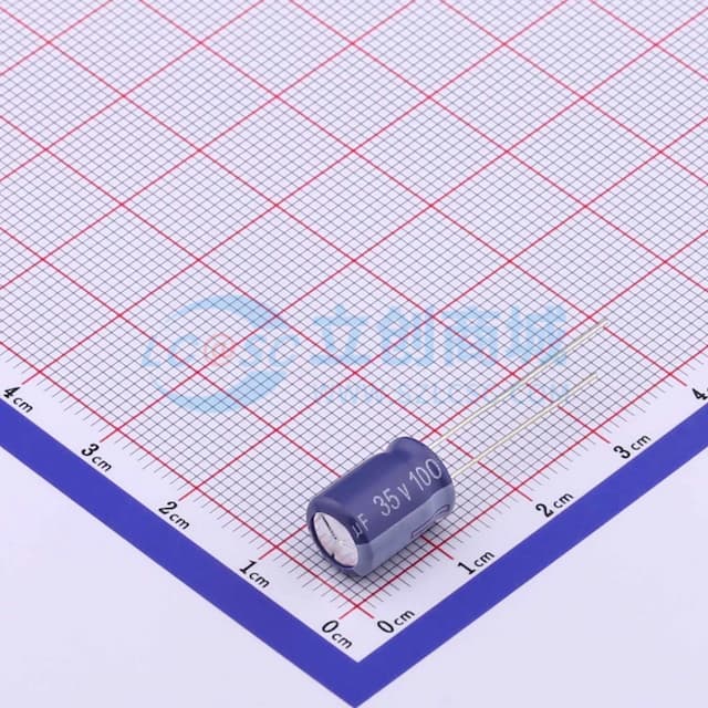 100uF ±20% 35V实物图