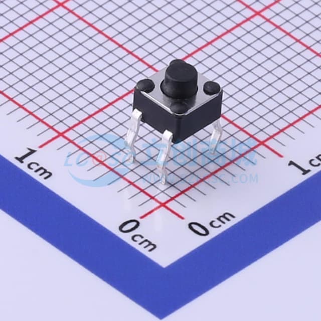 4.5*4.5*4.3mm 直插 轻触开关 【轻触】实物图