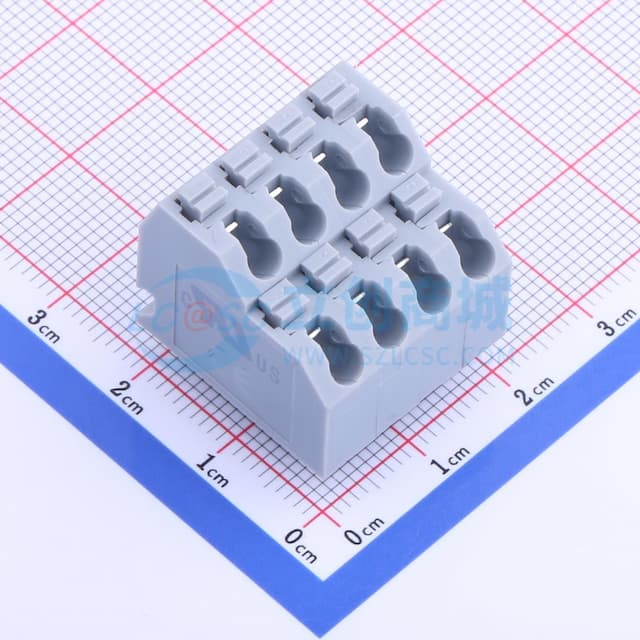 2x4P 5mm 每排P数:4 排数:2 【插件】实物图