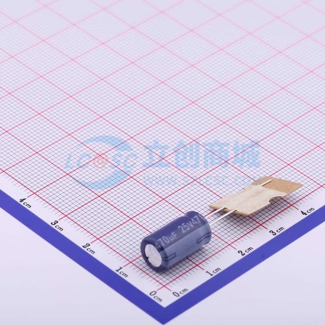 470uF ±20% 25V实物图