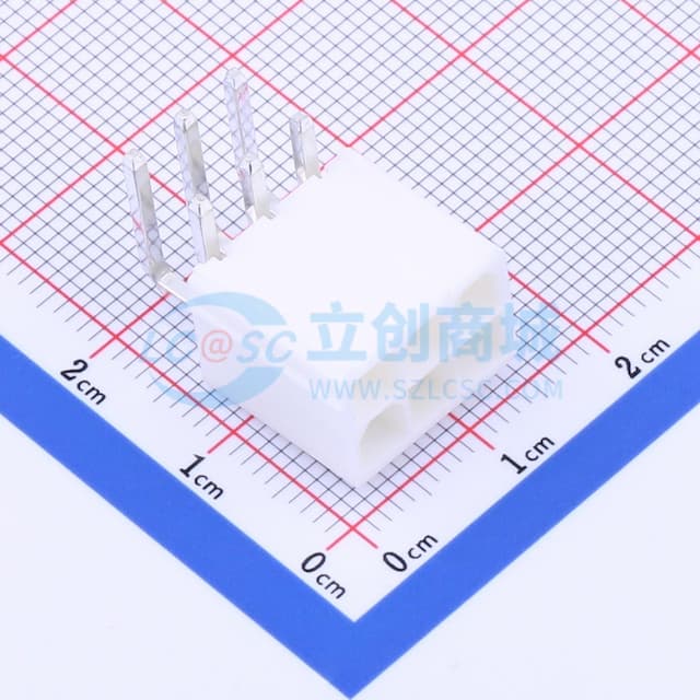 2x3P 间距:4.2mm 弯插 【插件】实物图