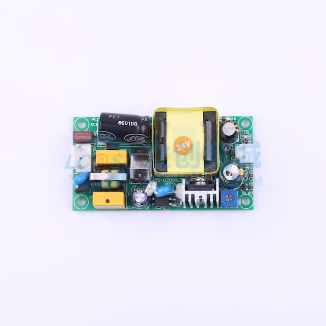 裸板开关电源，24V1A电源模块(输入输出带VH3.96针座)实物图