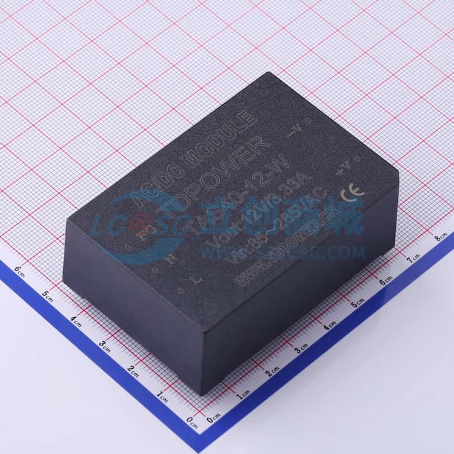 40W AC-DC电源模块，宽压输入85～265VAC，单路/双路输出 【插件】实物图