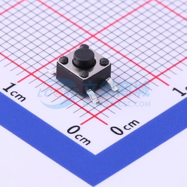 4.5*4.5*3.8mm 立贴 轻触开关实物图