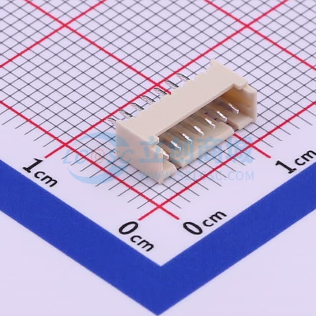 1x7P 间距:1.25mm 直插 【插件】实物图
