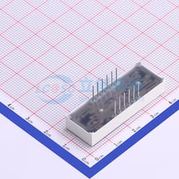 0.39英寸,四位,红光,共阴LED数码管,插件 【LE】缩略图
