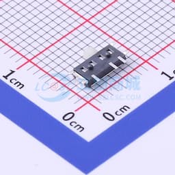 滑动开关6.6*2.7*1.5mm贴片侧拨七脚拨动开关二档白柄缩略图