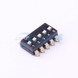 拨码开关贴片黑色05P-5PIN间距2.54mm立式贴片正拨平拨5位SMD缩略图